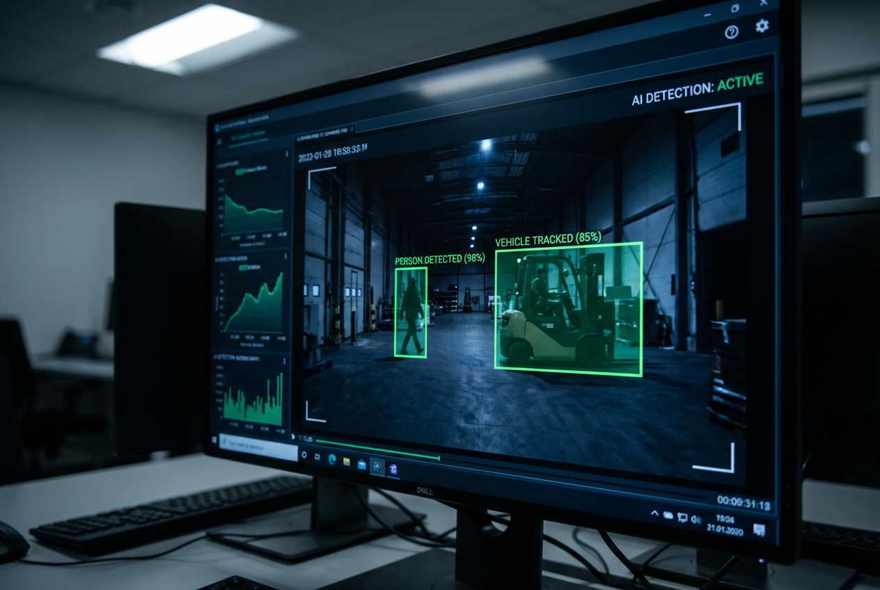 Détection IA intelligente écran analyse vidéo