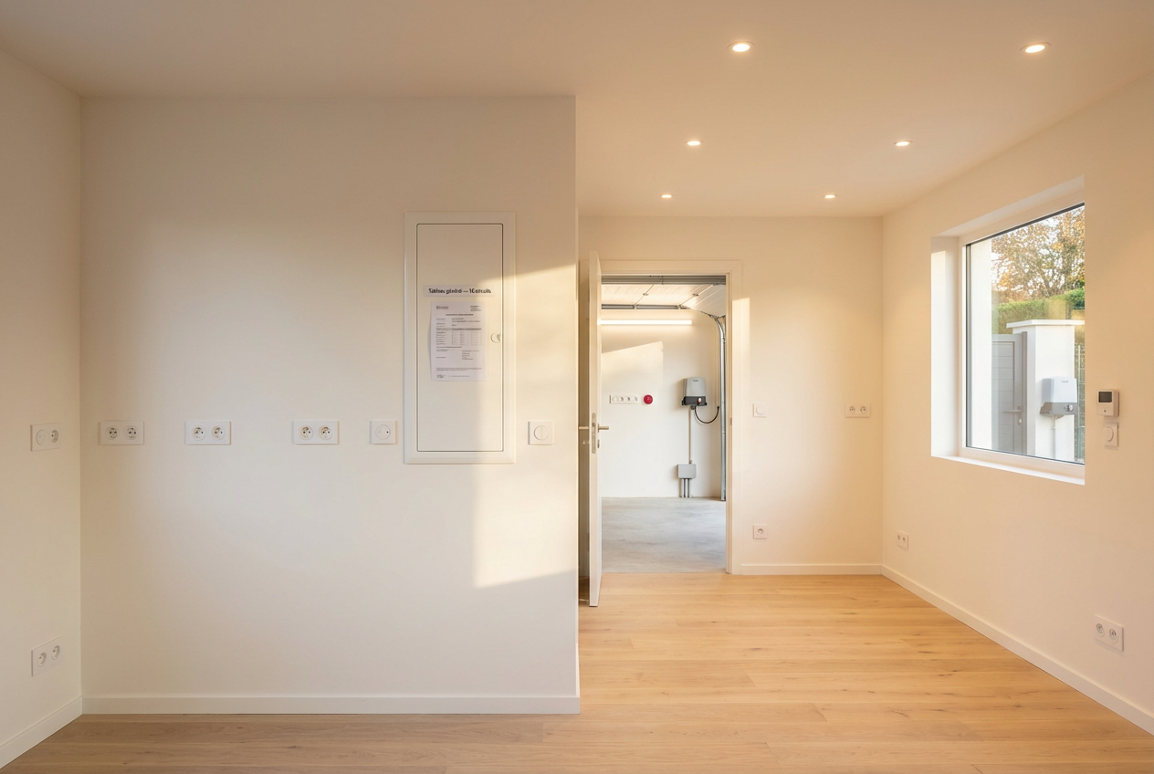 Pavillon après extension et rénovation électrique complète