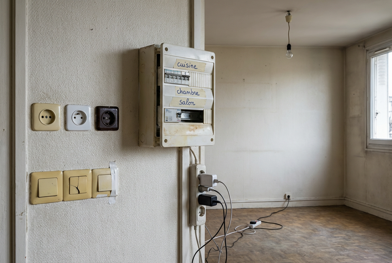 T3 avant rénovation et domotique