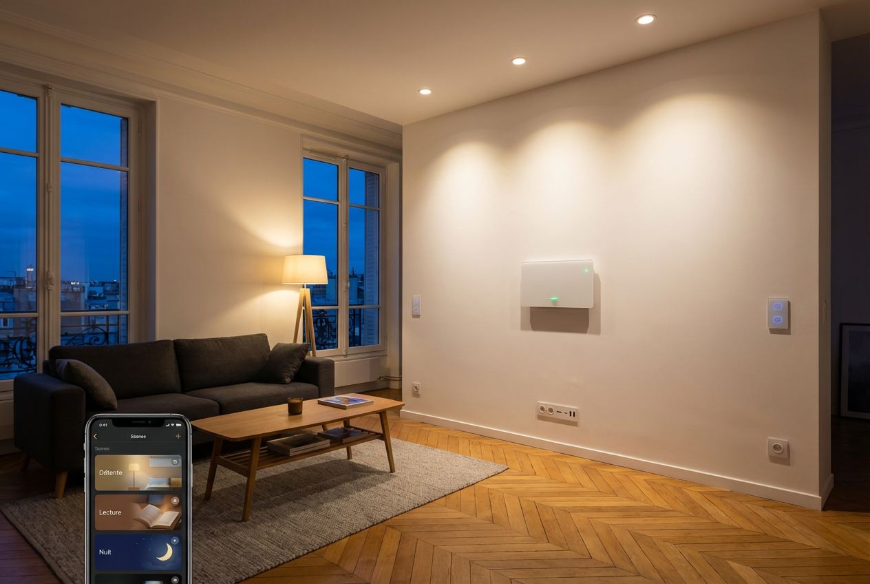 T3 après rénovation et domotique légère